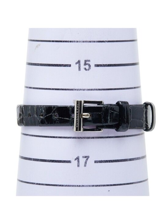 Tiffany & Co Atlas Watch Silver Leather